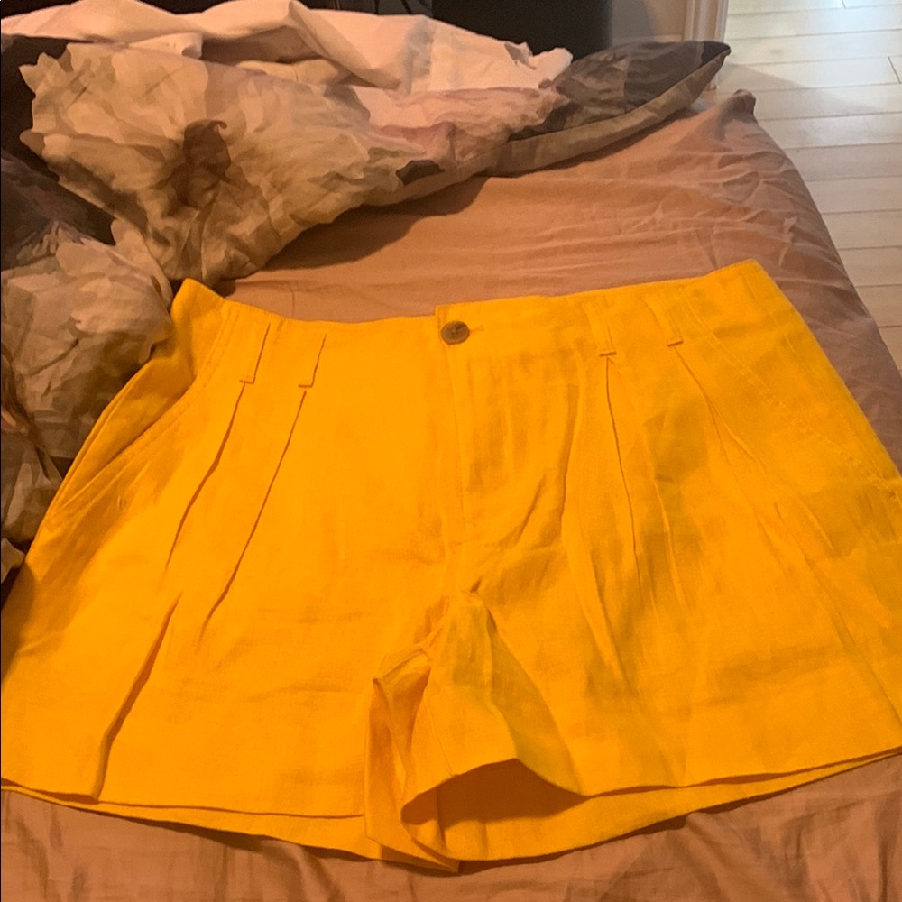 Yellow Women's Shorts